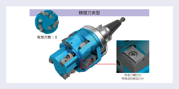 粗/精加工用一次性加工刀具 精镗刀夹型