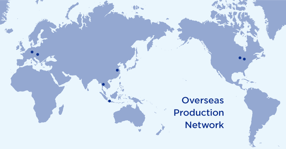 รูป: เครือข่ายโรงงานการผลิตต่างประเทศ